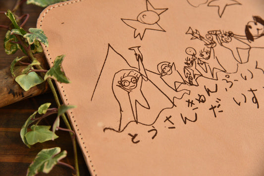 【レザーオリジナルアイテム】レーザー彫刻で あなたらしさを刻む【ペット・子ども・記念日】